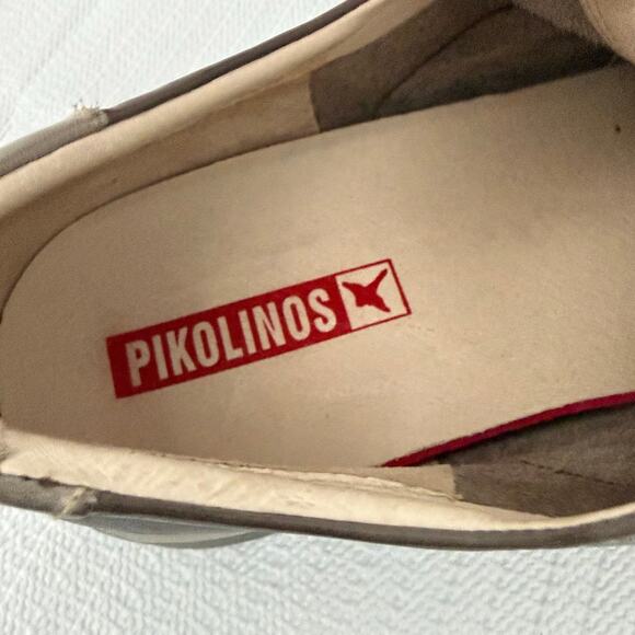 Pikolinos Shoes Mens Size 12 Gray Leather Oxford Lace Up Casual 46